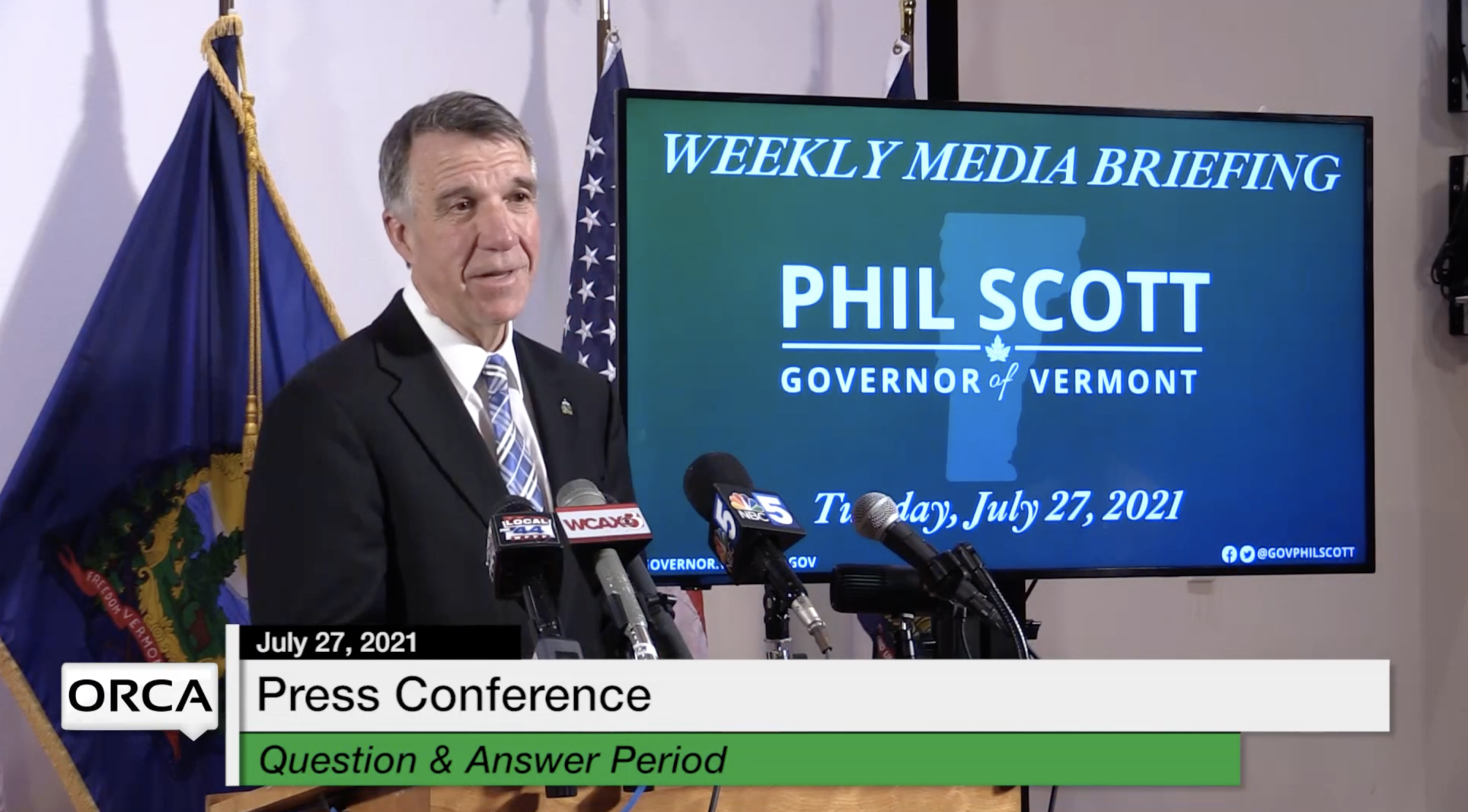 Governor's Press Conference July 27